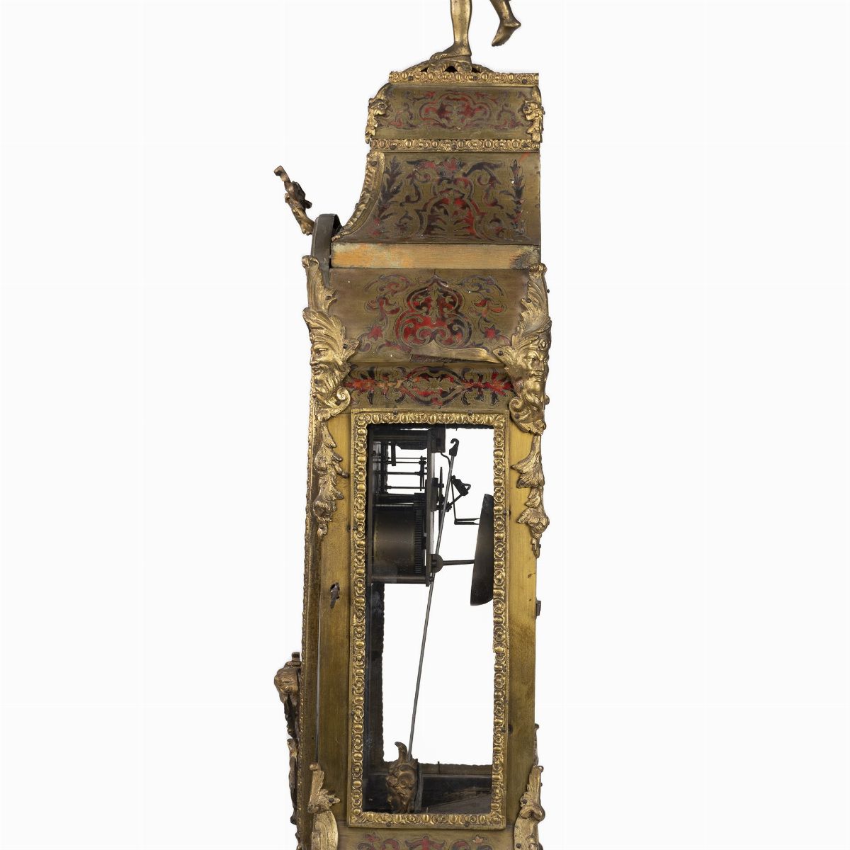 Pendola Boulle Napoleone III in Bronzo Dorato, Secolo XIX