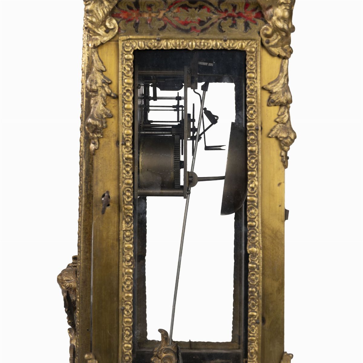 Pendola Boulle Napoleone III in Bronzo Dorato, Secolo XIX