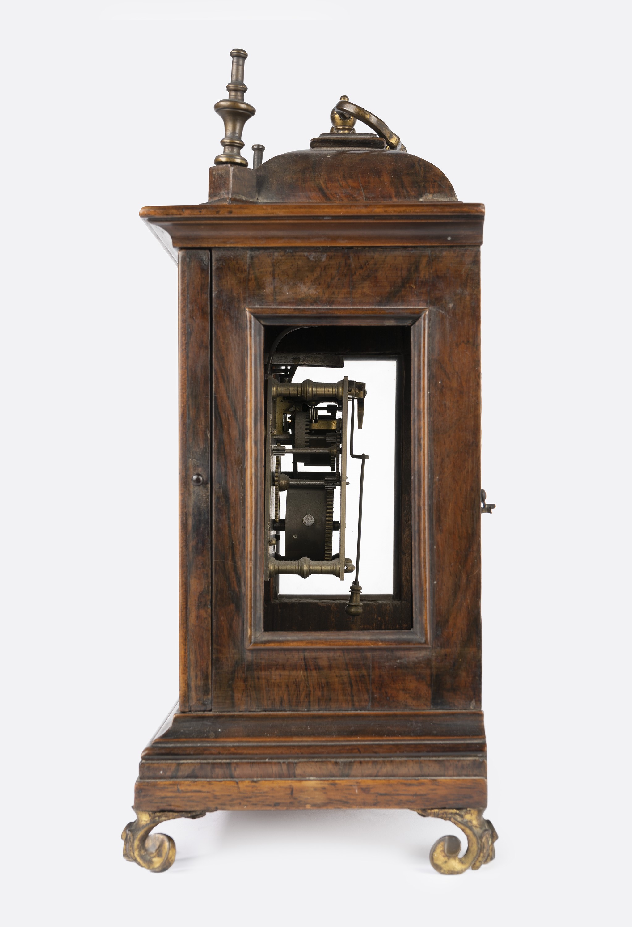 Pendola da Tavolo in Legno e Bronzo, Secolo XVIII