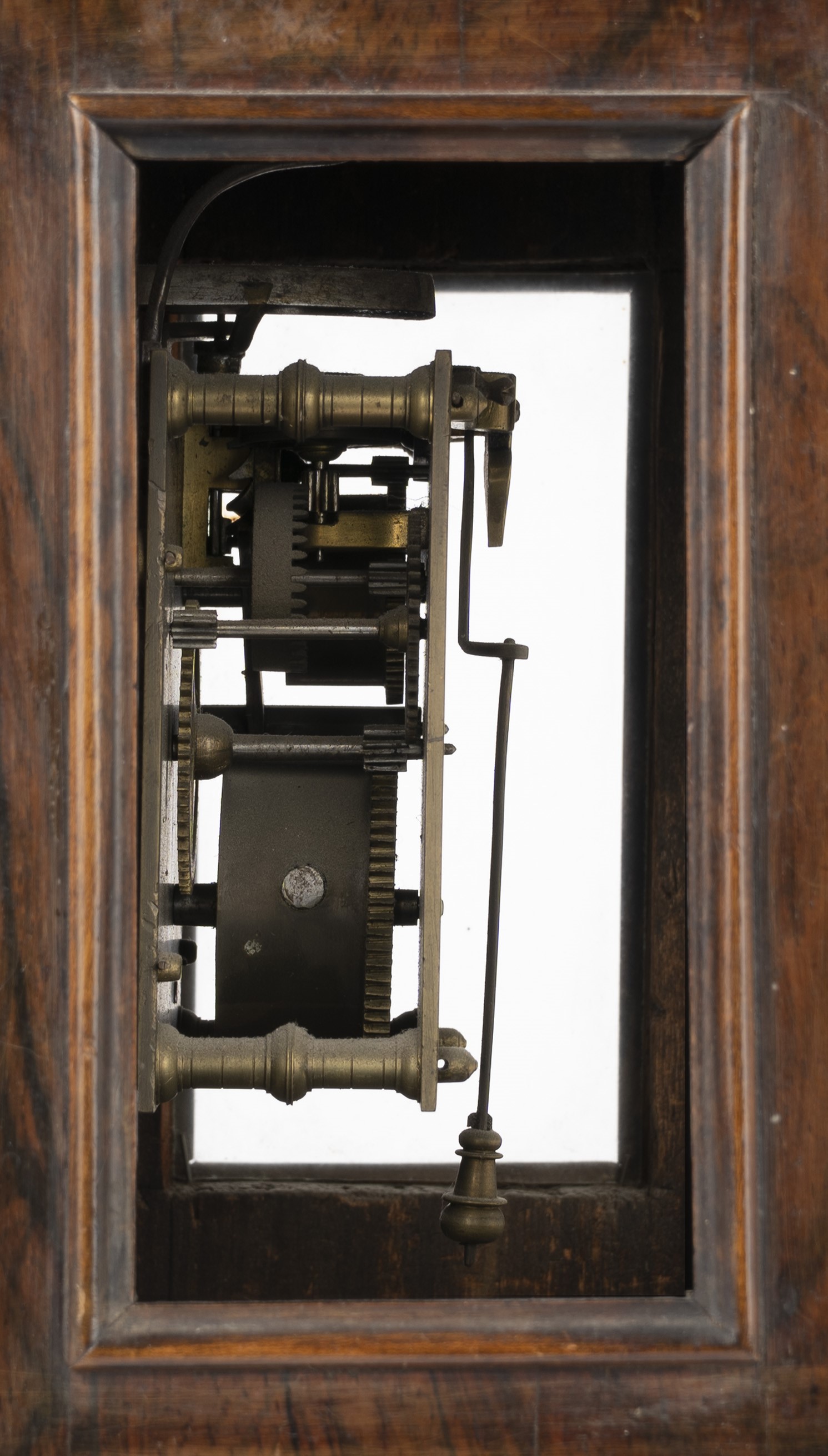 Pendola da Tavolo in Legno e Bronzo, Secolo XVIII