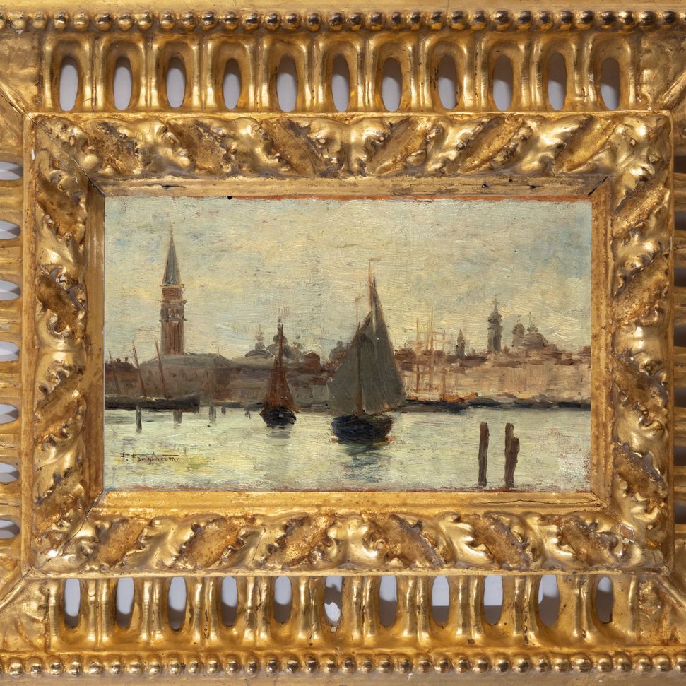 Pietro Fragiacomo - Venezia, Bacino di San Marco
