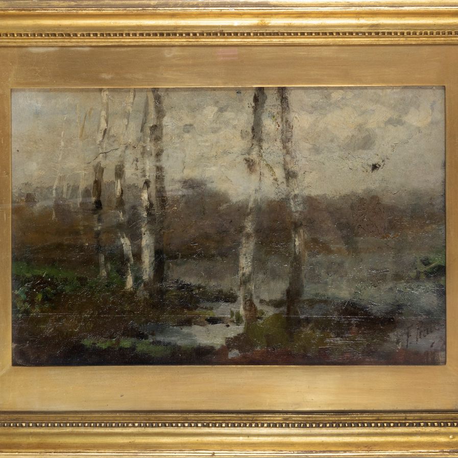 Filiberto Petiti - Pioppi Lungo il Fiume