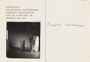 Invito-cartolina per la mostra 'Immagini'