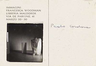 Invito-cartolina per la Mostra 'immagini'