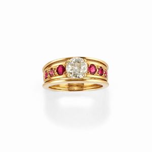  - Anello con diamante