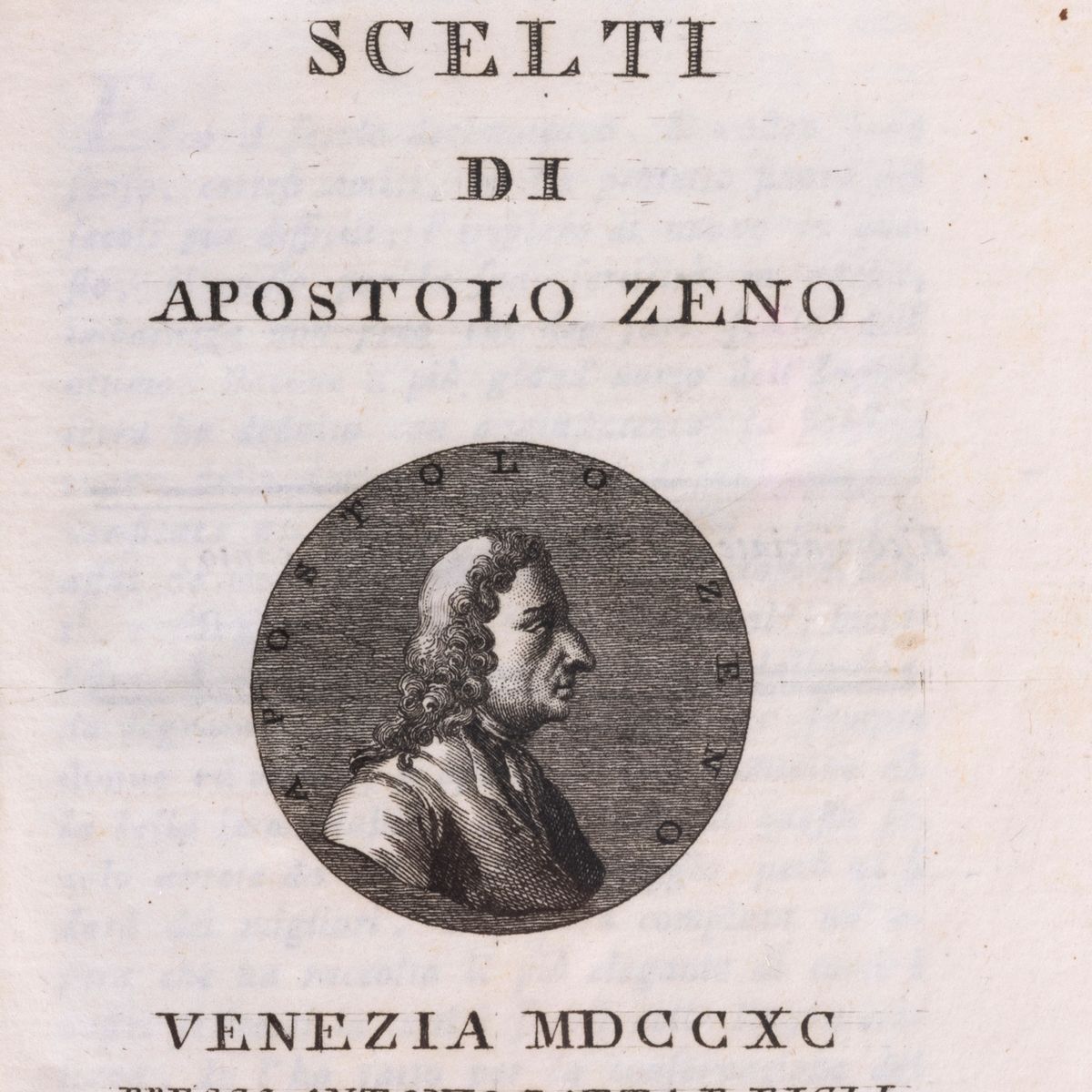 Raccolta de' Poeti Classici italiani, Parnaso italiano, 1787