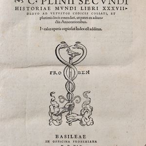 Caio Secondo Plinio - Historiae mundi Libri XXXVII
