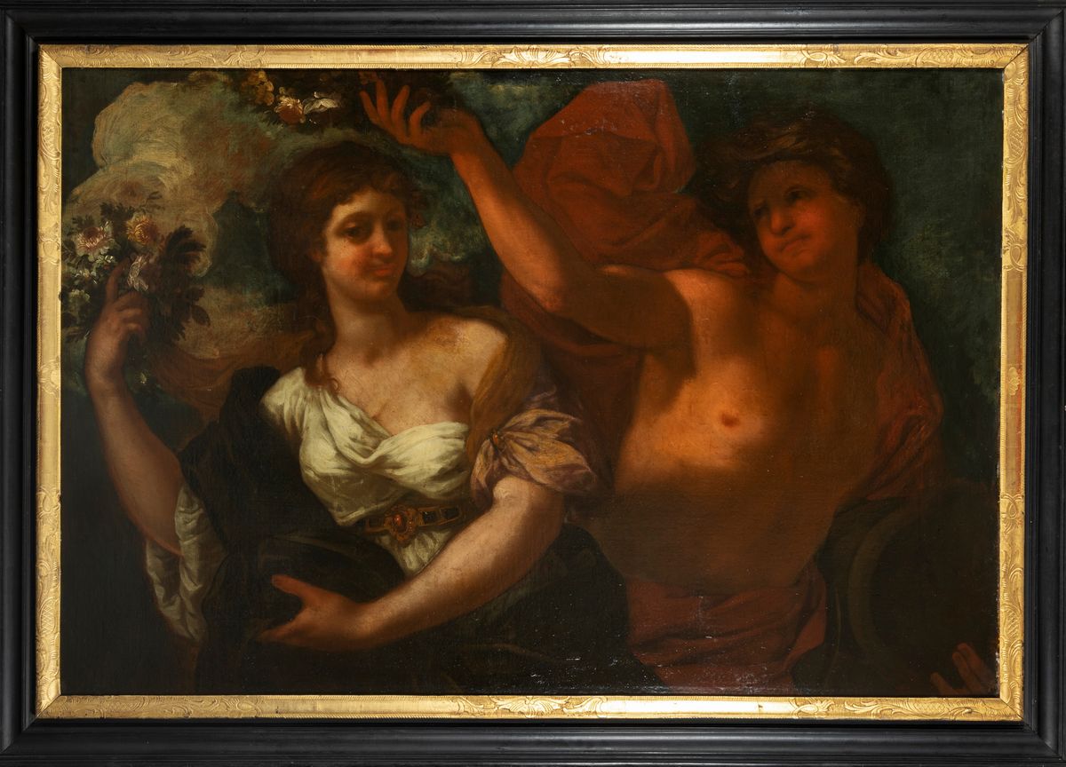 Scuola Veneta, Seconda Metà del Secolo XVII - Zefiro e Flora