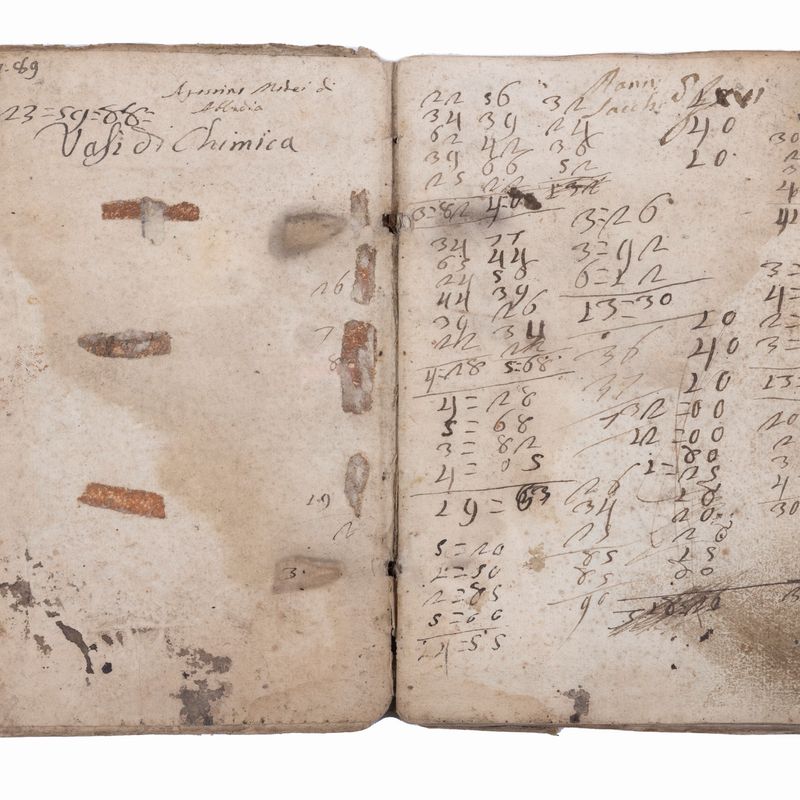 Manoscritto alchemico, Libro di segreti, cartaceo, 1750