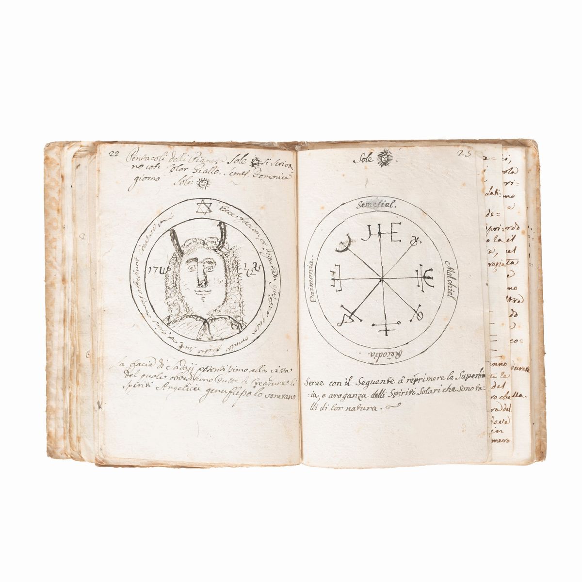 Clavicula Salomonis, Gemma di preziosi secreti - manoscritto del XVIII secolo