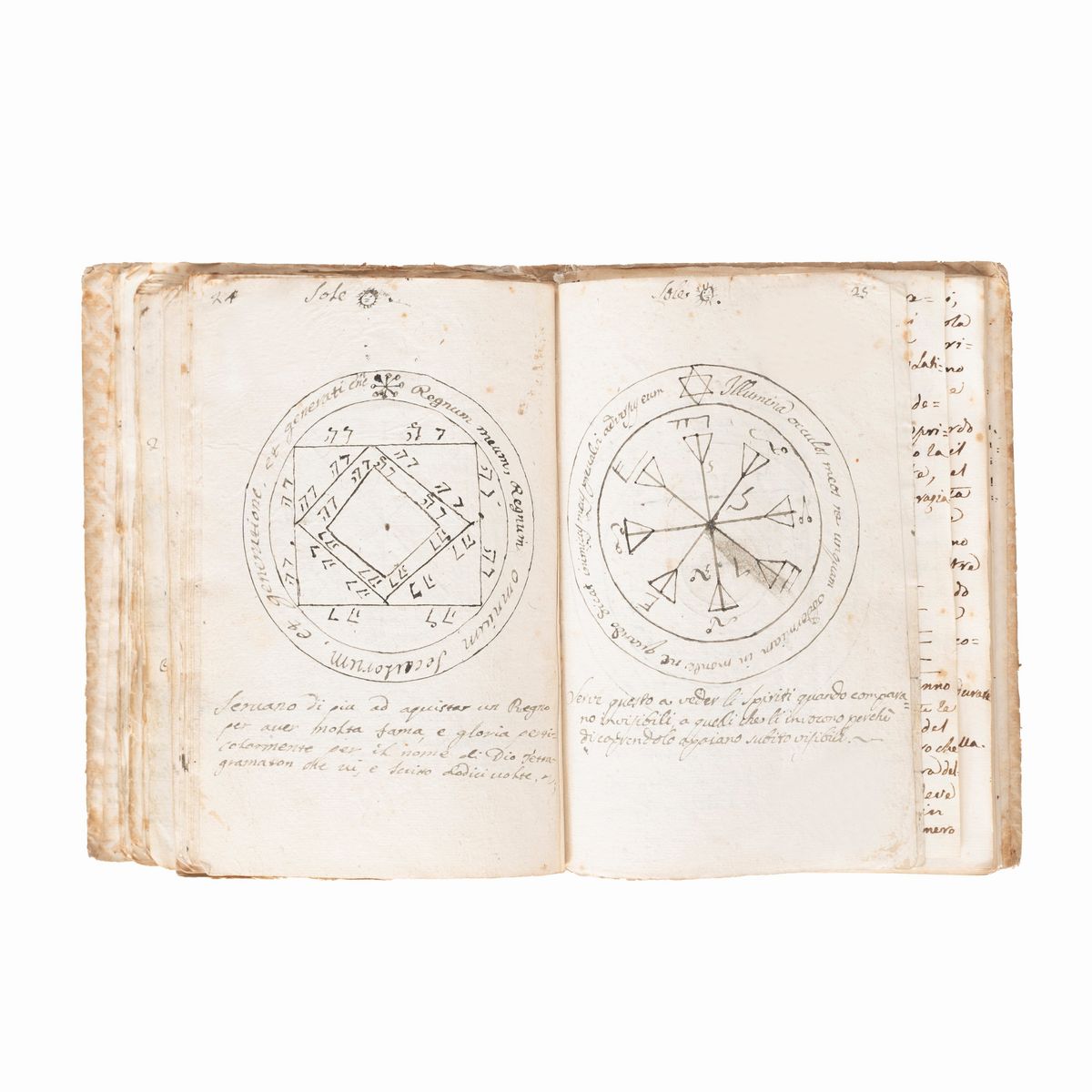 Clavicula Salomonis, Gemma di preziosi secreti - manoscritto del XVIII secolo