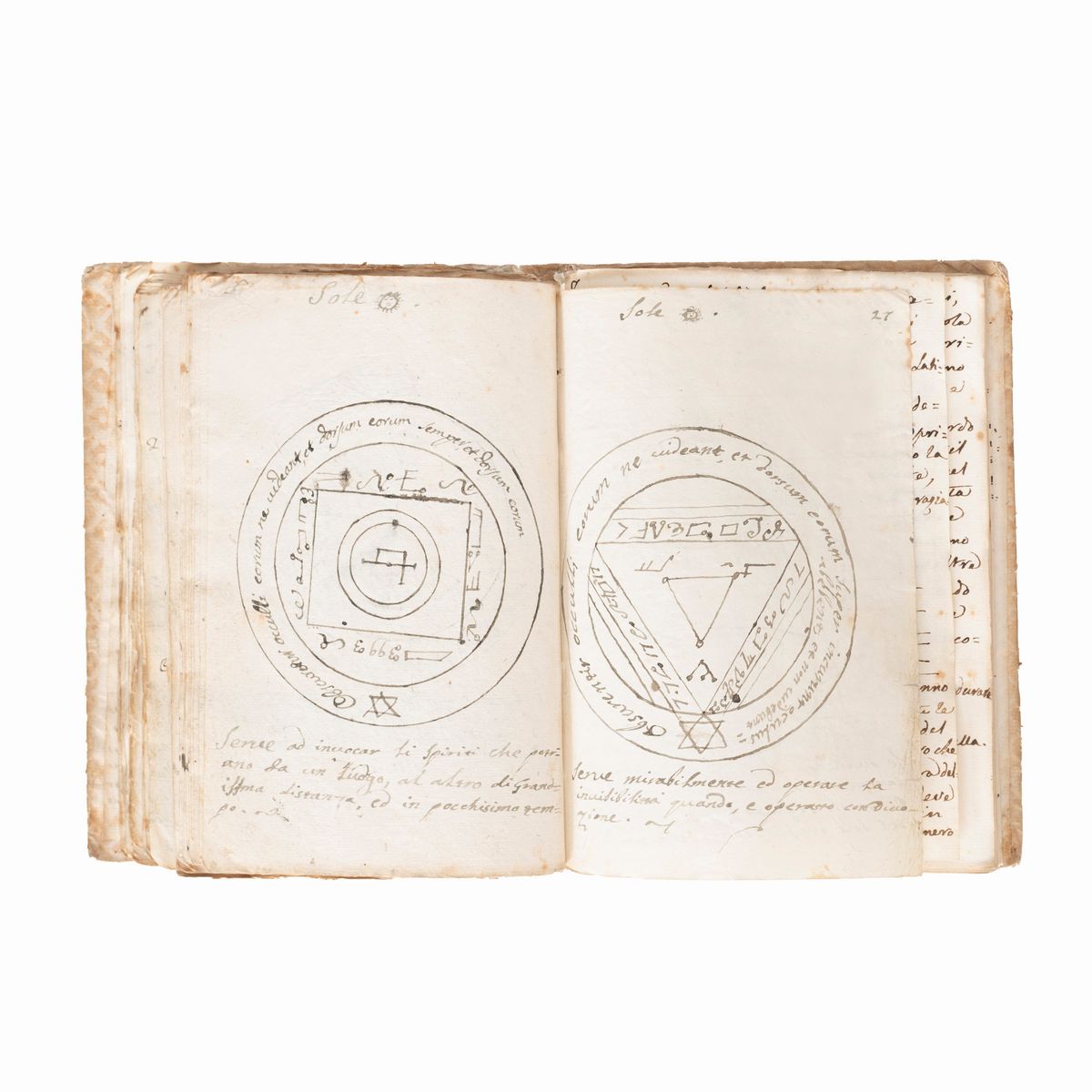 Clavicula Salomonis, Gemma di preziosi secreti - manoscritto del XVIII secolo