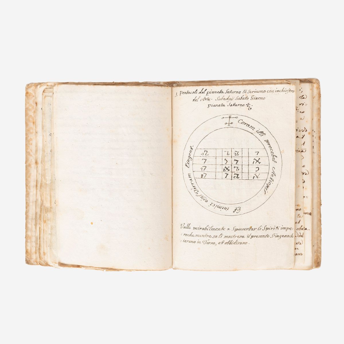 Clavicula Salomonis, Gemma di preziosi secreti - manoscritto del XVIII secolo