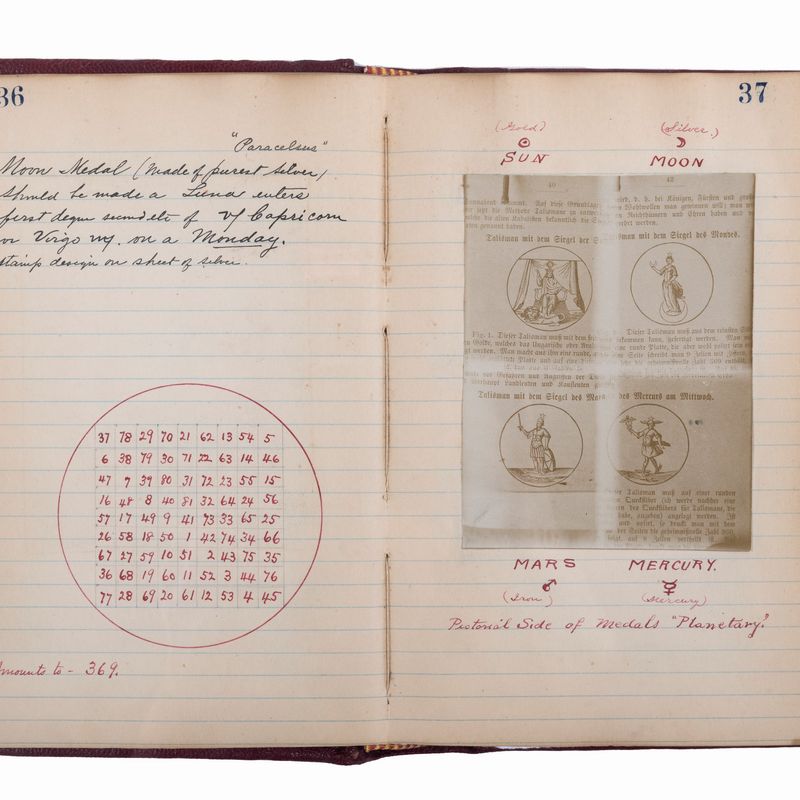 Richard Alexander - Mystic Notes - Diario autografo dell'astrologo