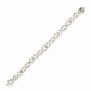  - Bracciale con diamanti