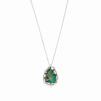 Collana con Pendente con Opale
