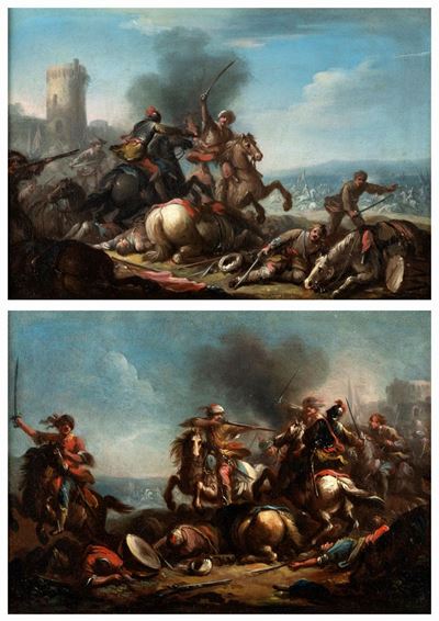 Due Scene di Battaglia, En Pendant
