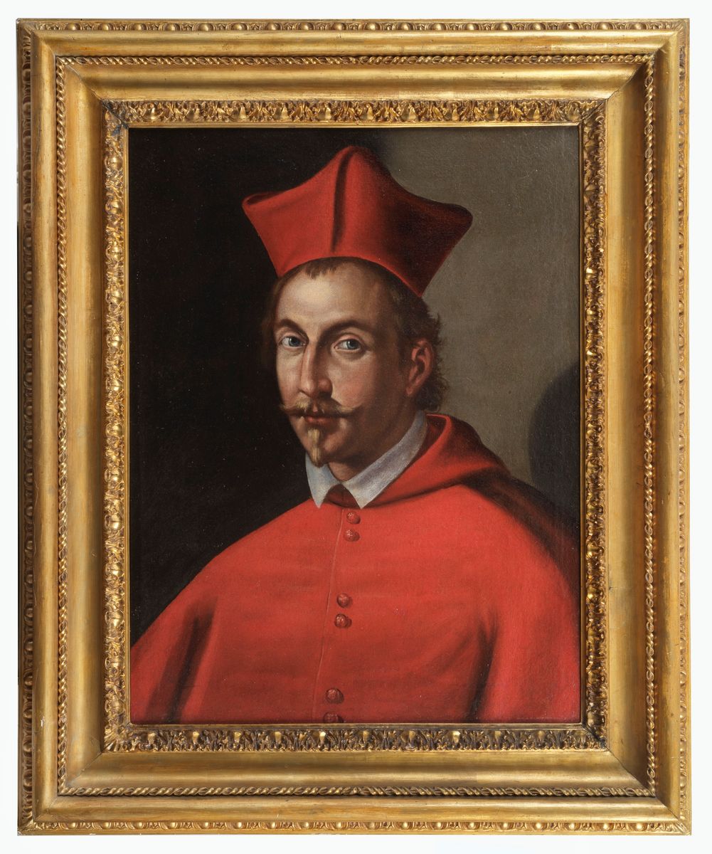 Scuola Romana, Prima Metà del Secolo XVII - Ritratto del Cardinale Francesco Barberini