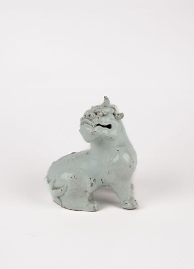 Qilin in porcellana bianca, Cina, XIX secolo