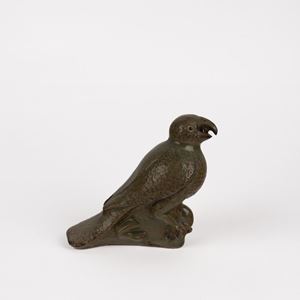 A celadon bird. China, 19th c.