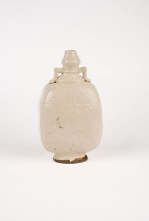 Fiasca in ceramica. Cina, secolo XIX