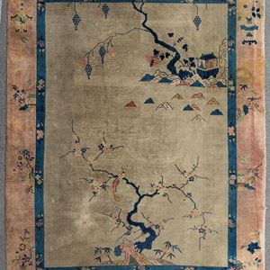 Tappeto Pechino. Cina, inizi secolo XX (gravi difetti e rapature)