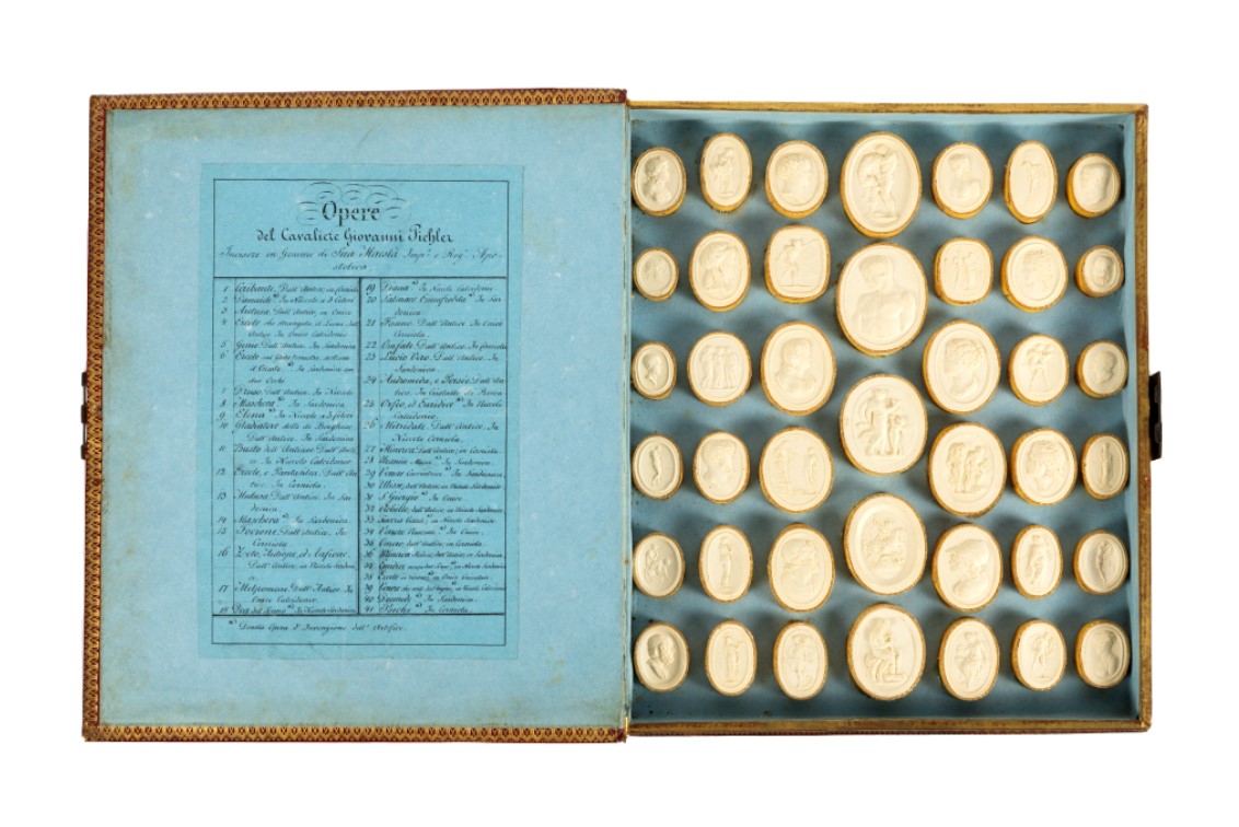 Giovanni Pichler - Collezione di calchi di gemme, 1770