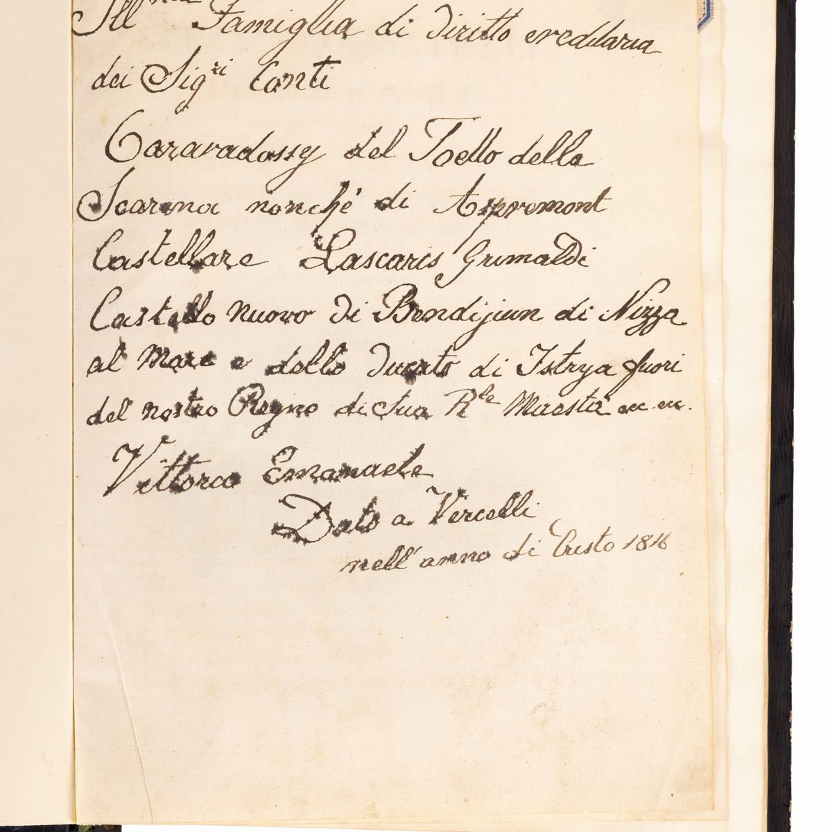 Regie Magistrali Patenti, Leggi e Statuti dell'Ordine Militare dei Santi Maurizio e Lazzaro, 1816