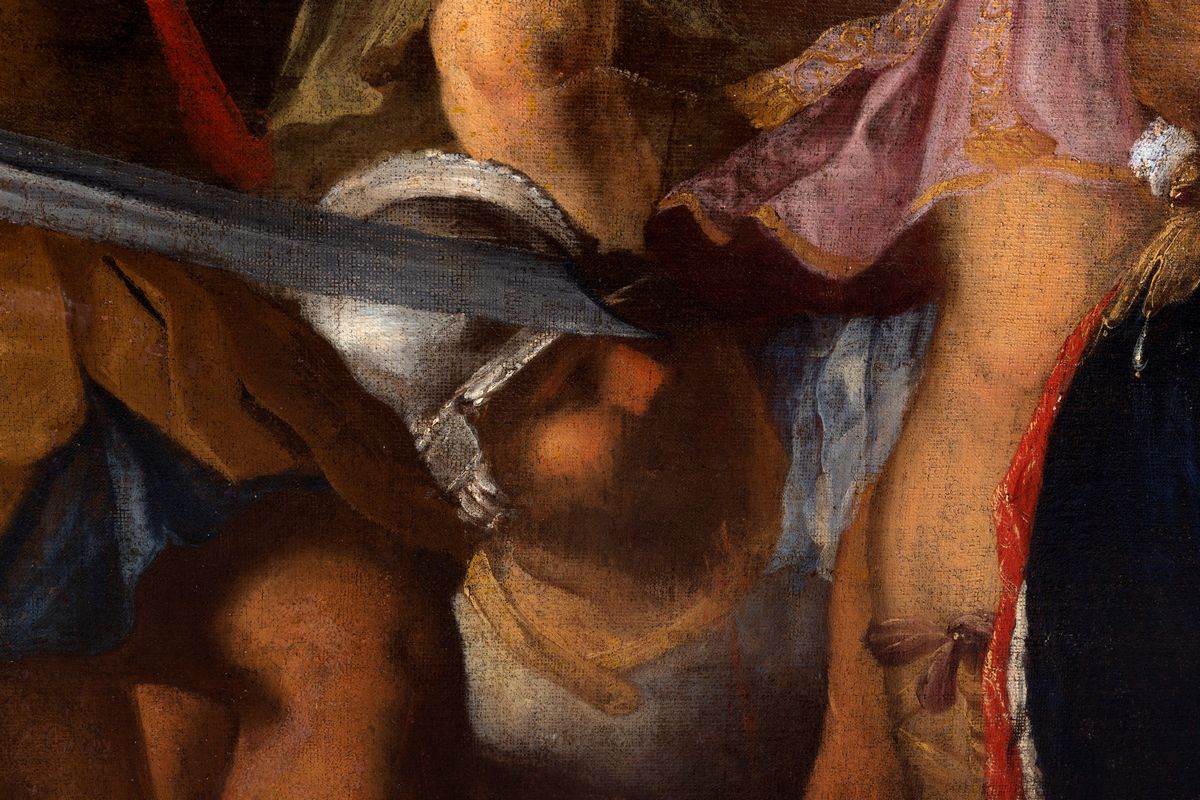 Scuola Romana, Secolo XVII - Ratto di Elena