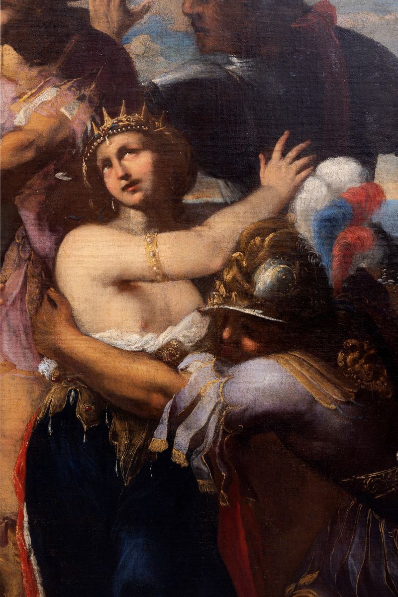 Scuola Romana, Secolo XVII - Ratto di Elena
