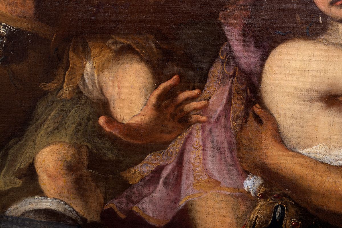 Scuola Romana, Secolo XVII - Ratto di Elena