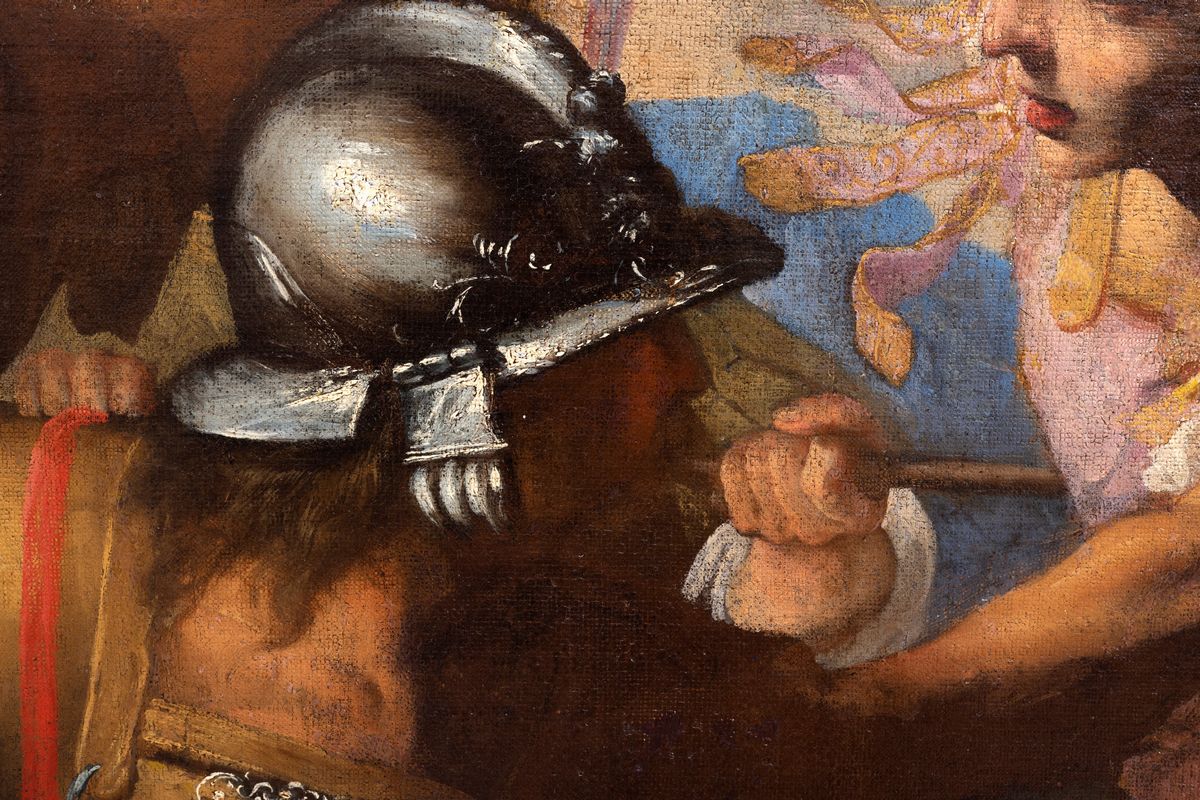 Scuola Romana, Secolo XVII - Ratto di Elena