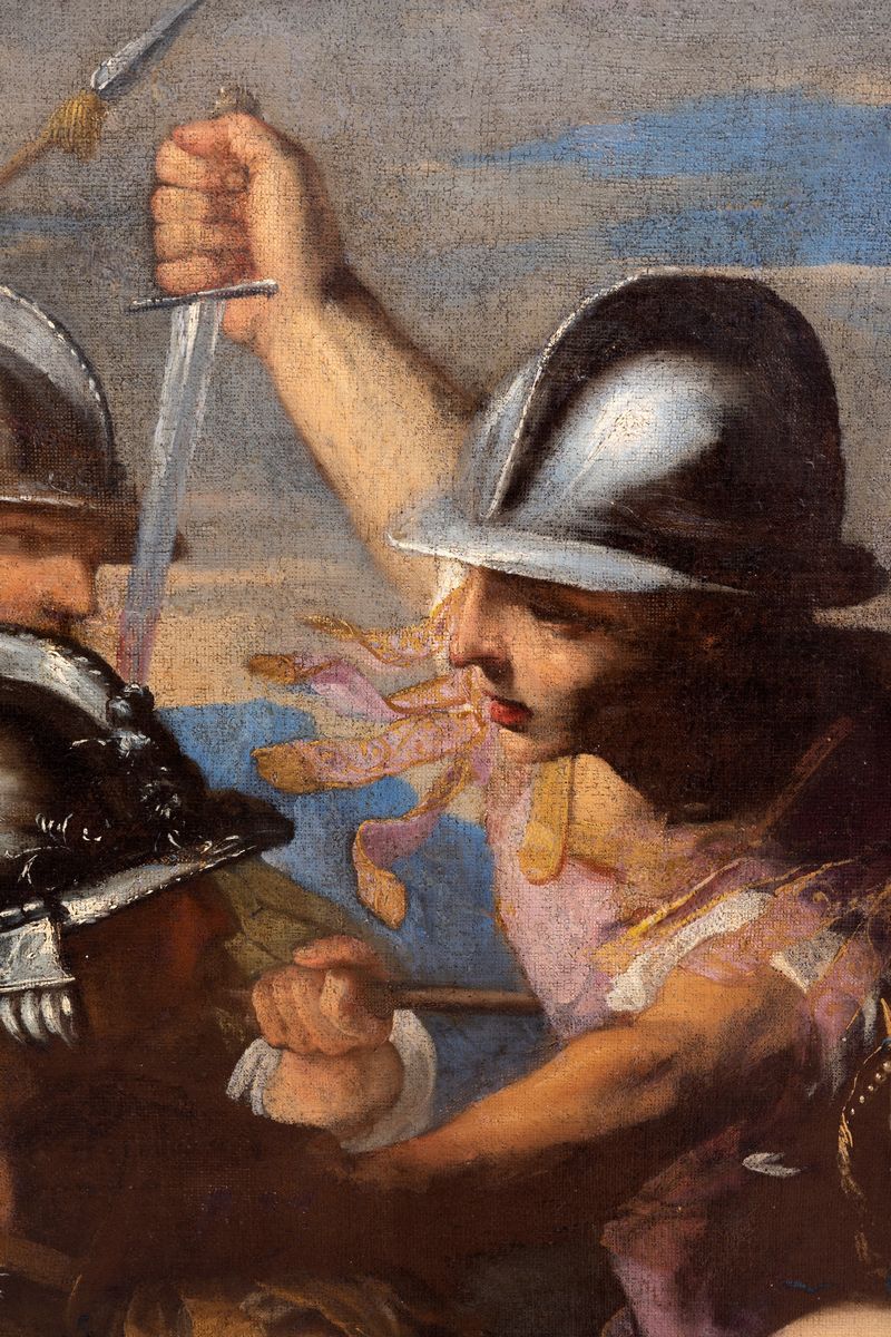 Scuola Romana, Secolo XVII - Ratto di Elena