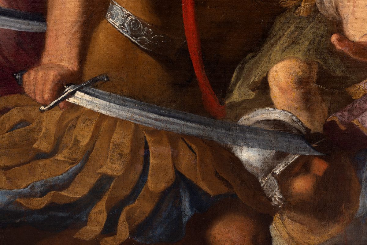 Scuola Romana, Secolo XVII - Ratto di Elena