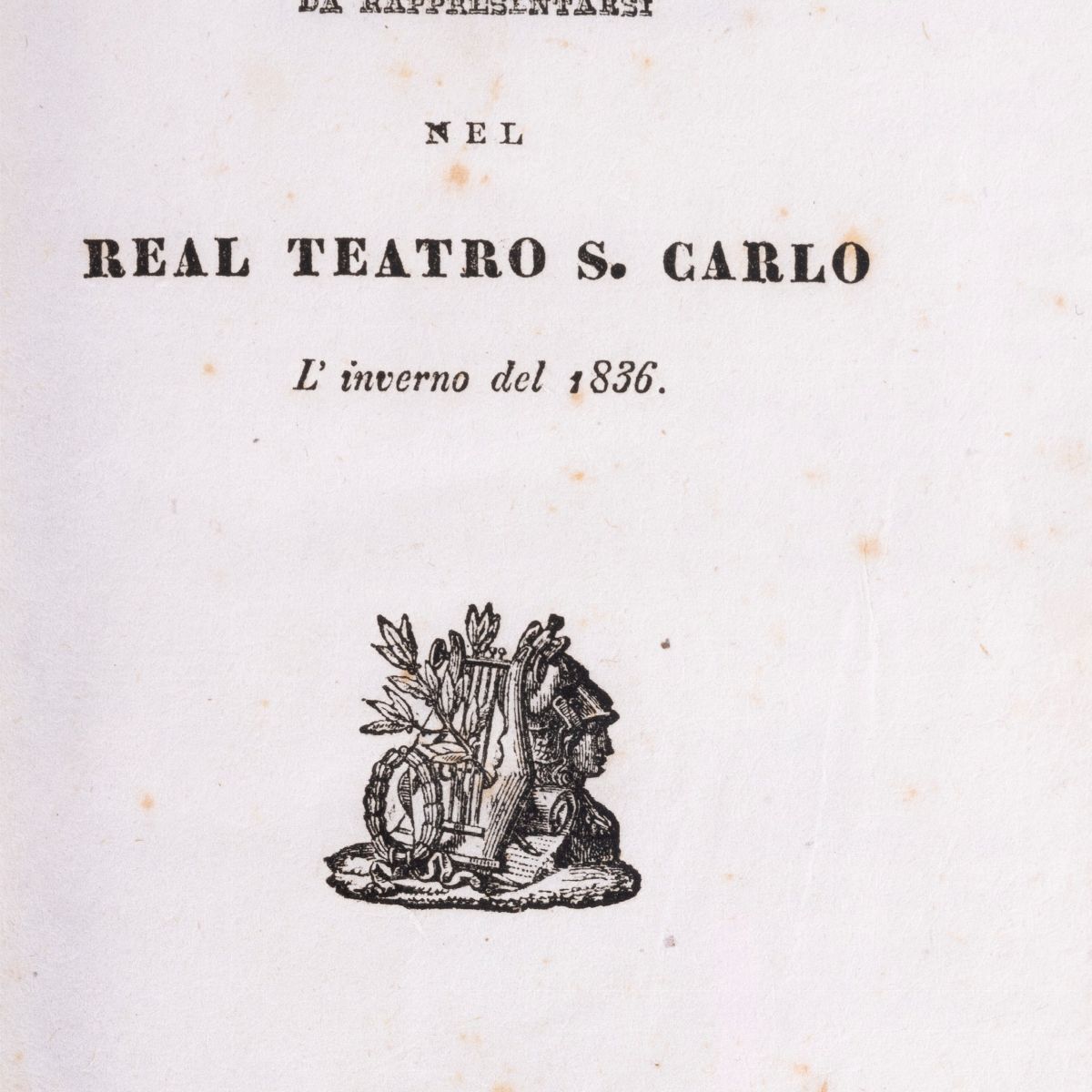 Autore non identificato, Malvina: dramma per musica rappresentato nel Reale Teatro di S. Carlo di...