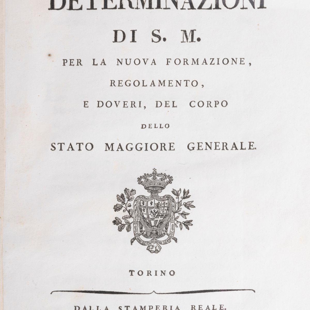 Regolamento delle uniformi e Determinazioni di S.M. per la nuova formazione, 1814
