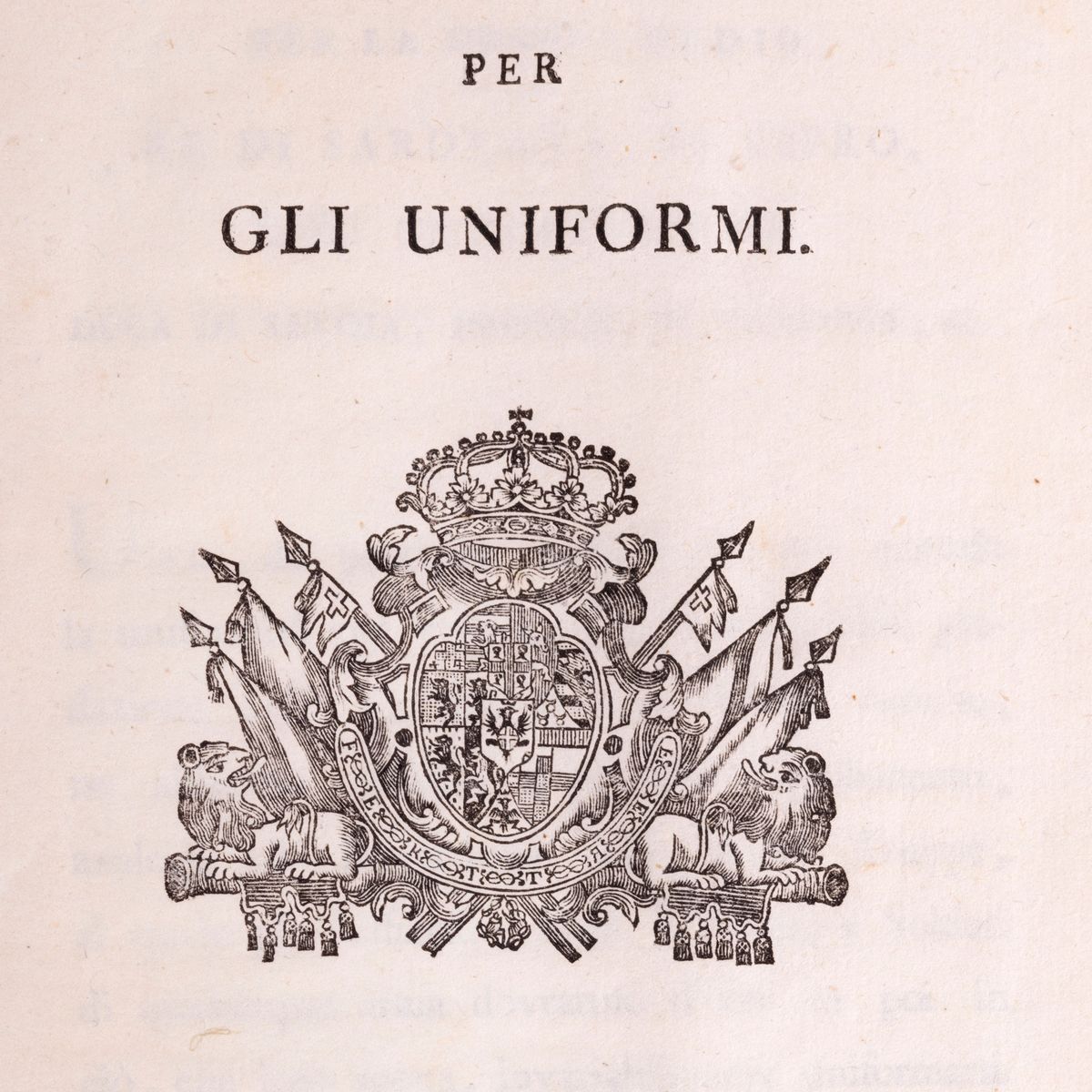 Regolamento delle uniformi e Determinazioni di S.M. per la nuova formazione, 1814