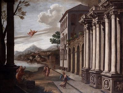 Capriccio Architettonico con Figure