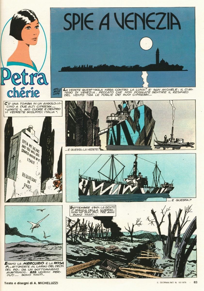 Attilio Micheluzzi - Petra Chérie - Spie a Venezia