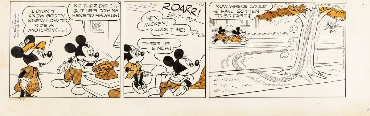 Floyd Gottfredson - Mickey Mouse 01/09/1956 | Fumetti: Tavole e ...