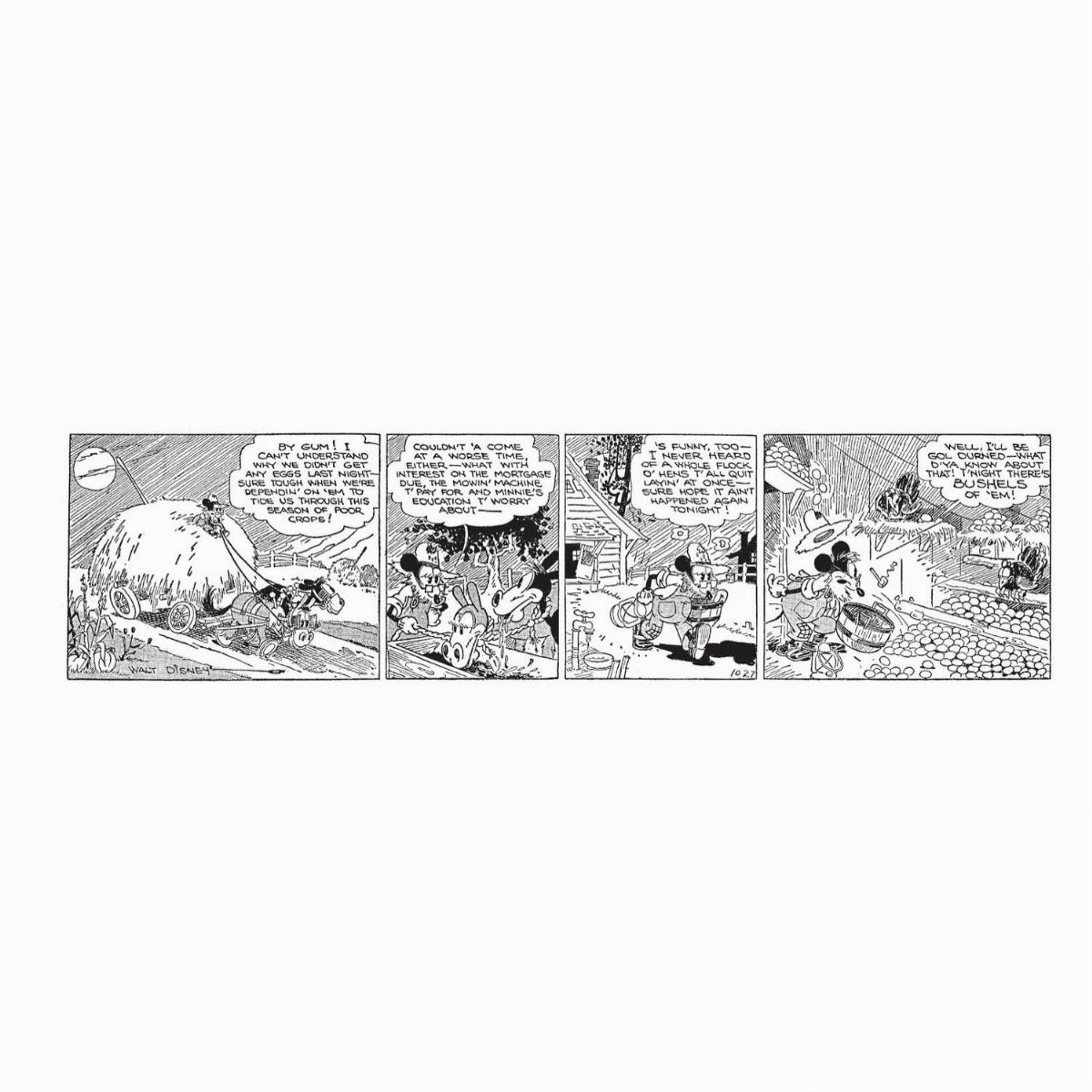 Floyd Gottfredson - Mickey Mouse - Mr. Slicker And The Egg Robbers