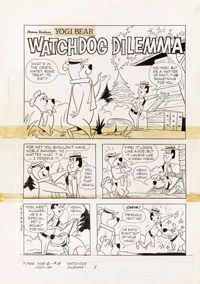 Yogi Bear - Watchdog Dilemma