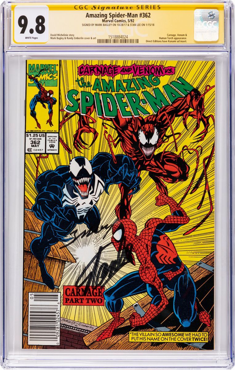 2020 Marvel #45 CGC 9.8 Amazing Spider-Man ~ Walmart Edition #846 ~ Mark Bagley. 2024