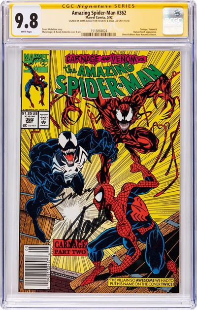 Amazing Spiderman # 362 (signature Series)
