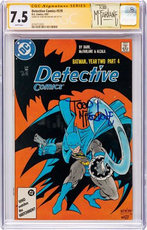Detective Comics # 578 (Signature Series)