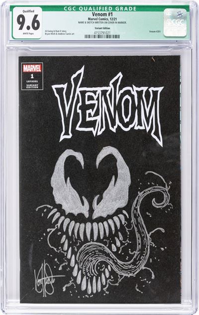 Venom # 1 (blank Variant Edition - Qualified)