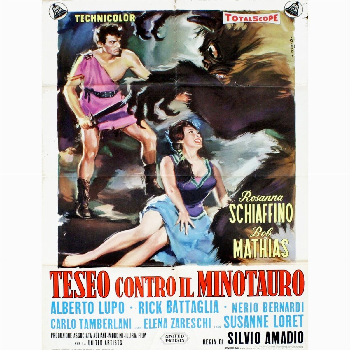 Angelo Cesselon - Teseo Contro il Minotauro (minotaur, The Wild Beast Of Crete)