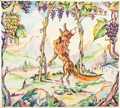 Favole Esopiane - la Volpe e L'uva