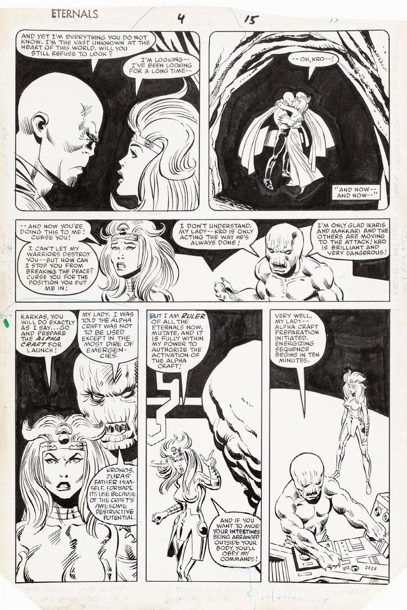 Sal Buscema - Eternals - Masked Gods!