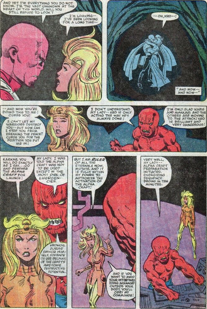 Sal Buscema - Eternals - Masked Gods!